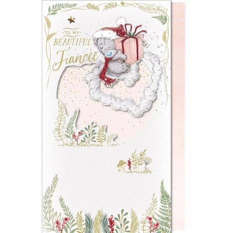 Beautiful Fiancee Handmade Me to You Bear Christmas Card £4.99